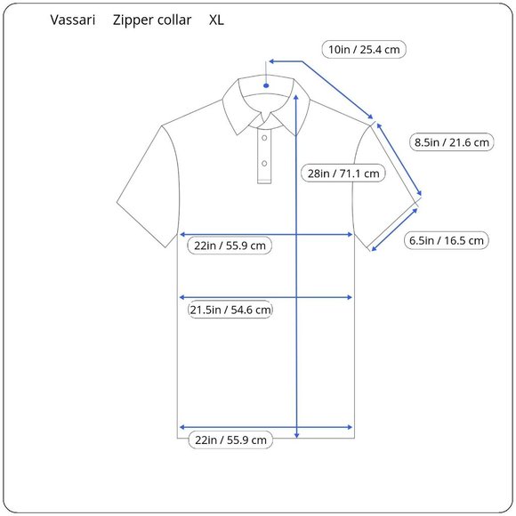 Vassari Los Angeles XL White Red Zipper Collar Button Design Designer Men Short - Picture 2 of 11